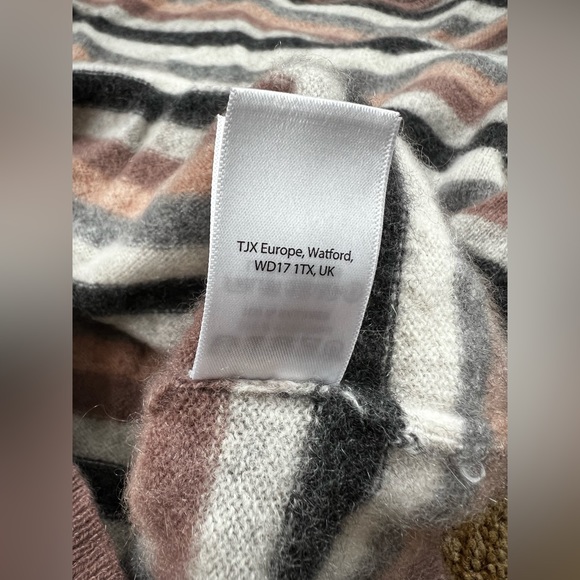 Cynthia Rowley Cashmere striped sweater women’s size S - Picture 5 of 5